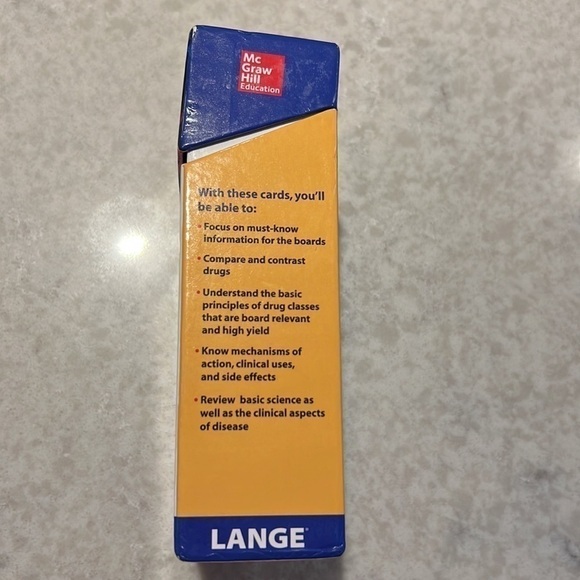 ⭐️ Pharmacology Flashcards 3rd Edition Lange Baron Lee McGraw Hill - Picture 3 of 6
